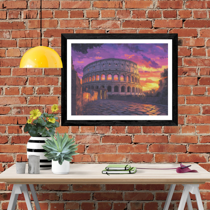 Colosseum at Dawn's Embrace