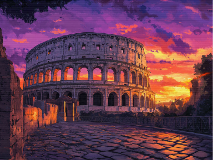 Colosseum at Dawn's Embrace