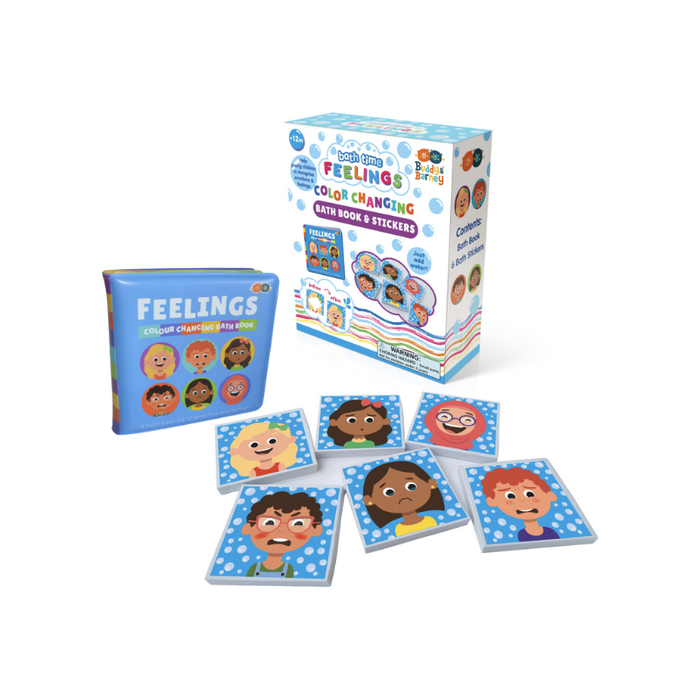 Colour Change Bath Book & Stickers Feelings