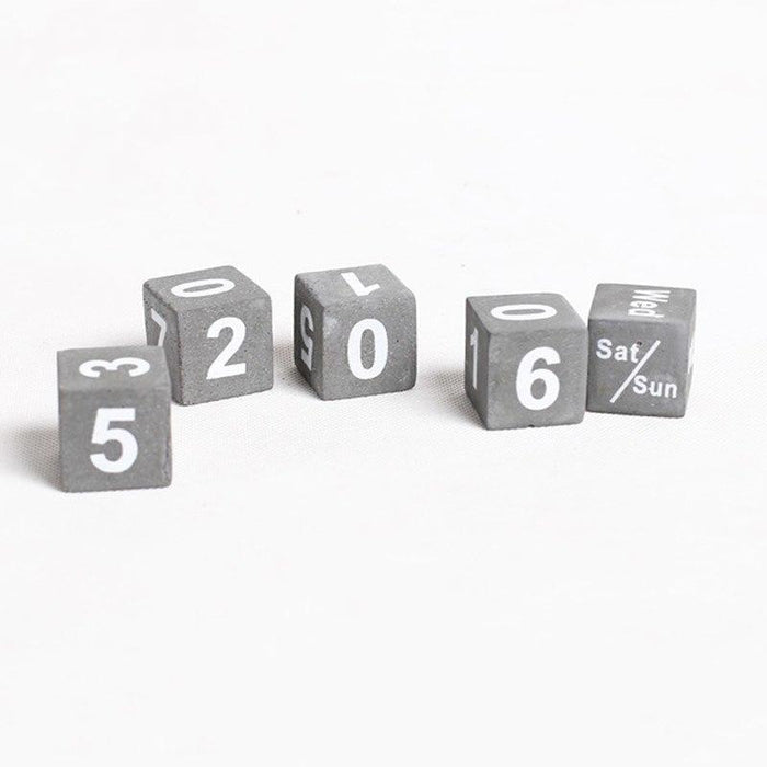 Concrete calendar silicone molds full set - madmolds - silicone mold