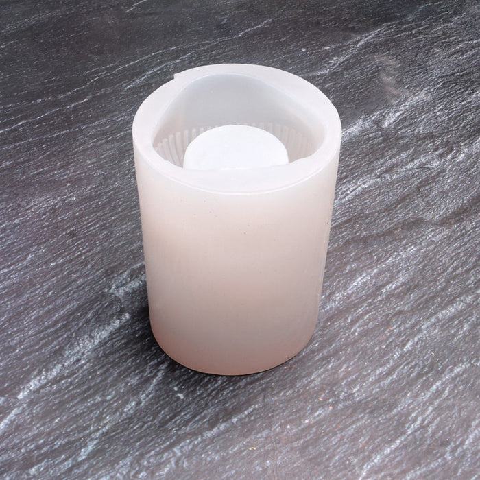 Concrete pen holder silicone mold