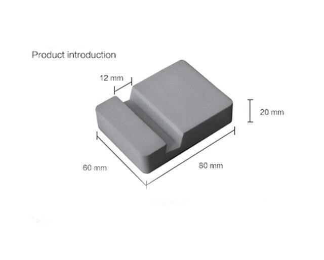 Concrete phone holder silicone mold - madmolds -