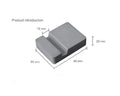 Concrete phone holder silicone mold - madmolds -