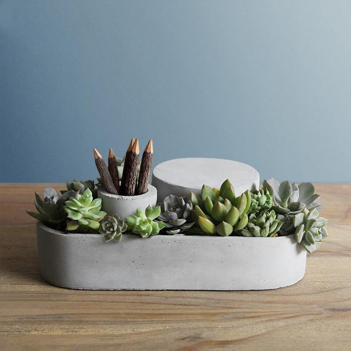 Concrete planter silicone mold - madmolds - silicone mold