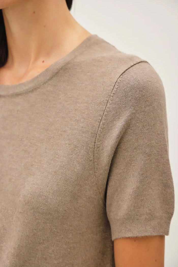 Conference Room Queen Short Sleeve Sweater Tee - Curvy Available