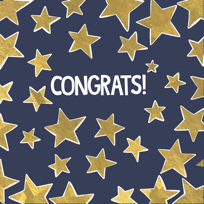 Congrats Gold Star Card