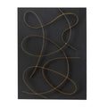 Contemporary Black Metal Wall Decor