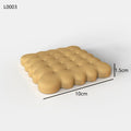"Cookie" cup coaster silicone mold