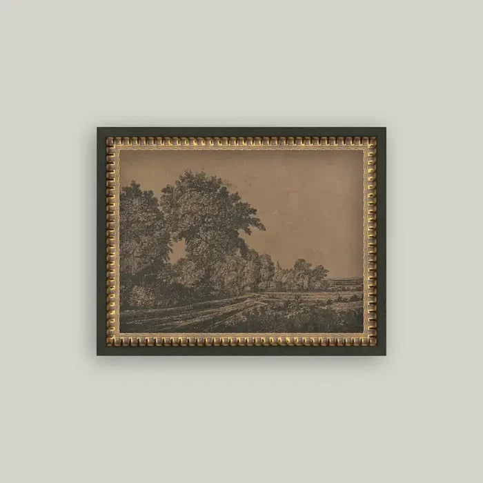 Corn Field Etching
