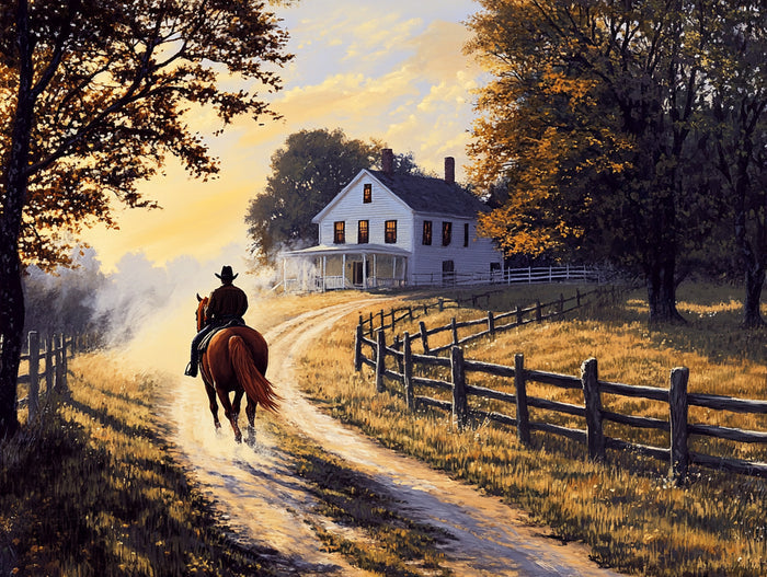 Country Roads Horse and Rider