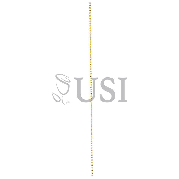 Crystal Bead Garland, 6.6ft, Gold