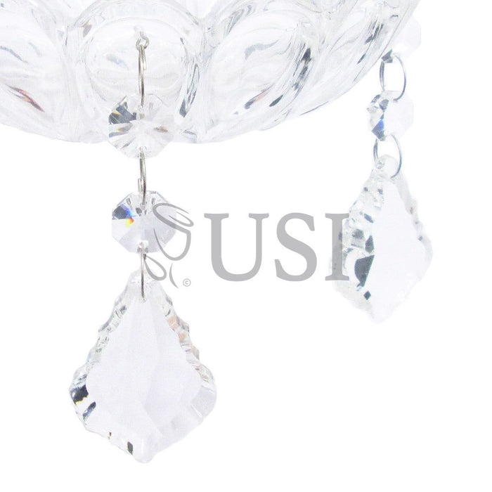 Crystal Bobeche, 6.3inD, Crystal