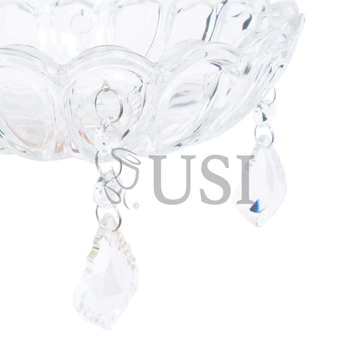 Crystal Bobeche, 7.87inD, Crystal
