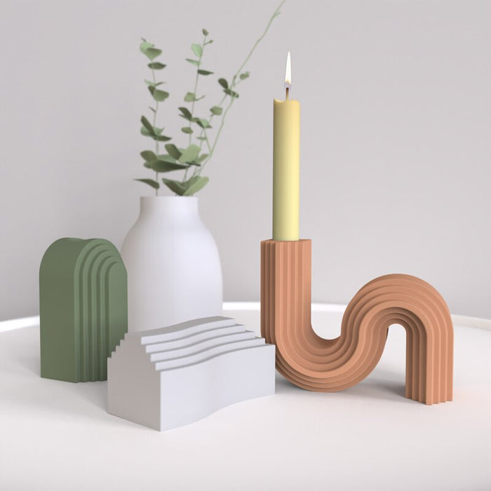 "CS101" Candleholder silicone mold