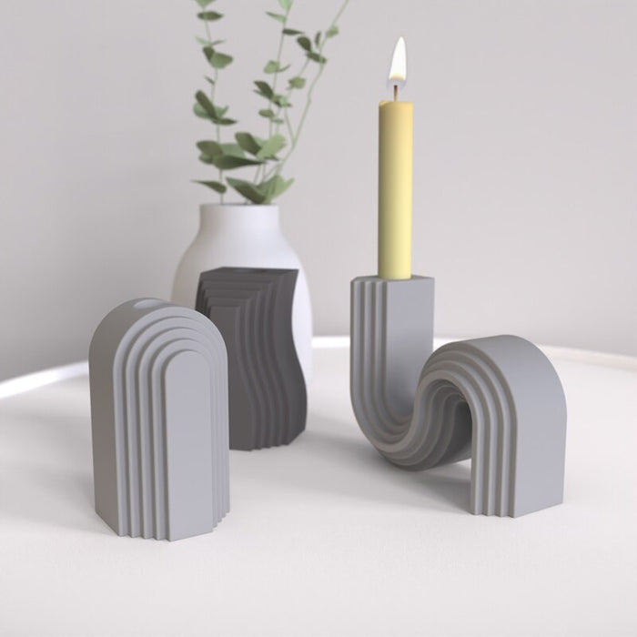 "CS101" Candleholder silicone mold