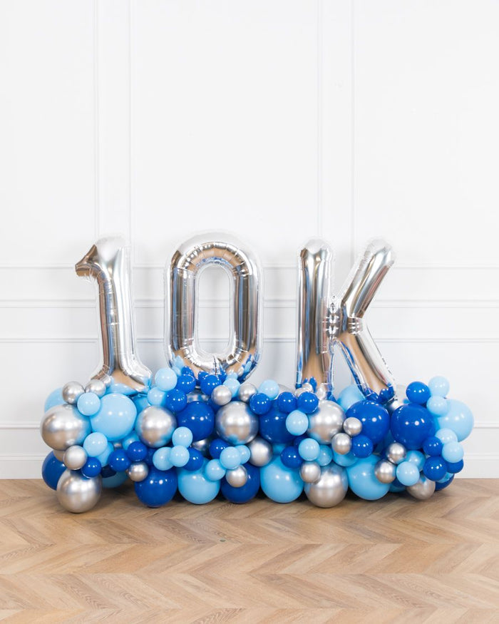 Custom Business Collection - Corporate Message Balloon Pedestal Set (3 Characters)