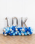 Custom Business Collection - Corporate Message Balloon Pedestal Set (3 Characters)