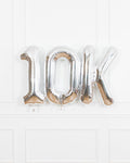 Custom Business Collection - Corporate Milestone Foil Balloon Set  (2 Digits)