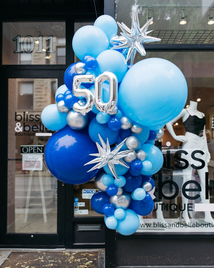 Custom Business Collection - Milestone Balloon Garland Install Piece - 6ft