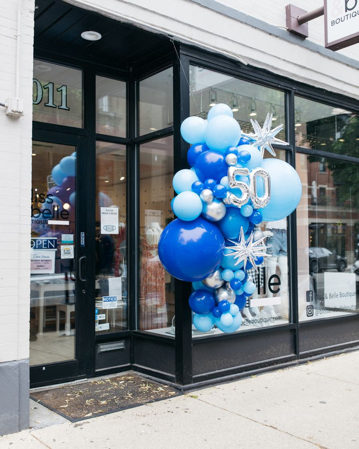 Custom Business Collection - Milestone Balloon Garland Install Piece - 6ft