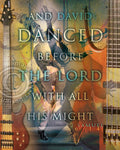 David Danced - premium canvas