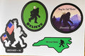 Decal/Sticker Sheets - Sasquatch & White Squirrel - 4 Designs - Waterproof