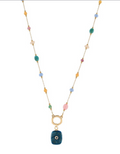 Delicate Beaded Chain Necklace