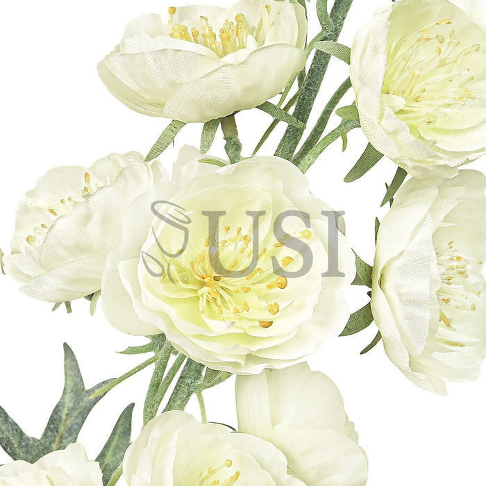 Delphinium Hybrid Flower Spray, 36in, Cream White
