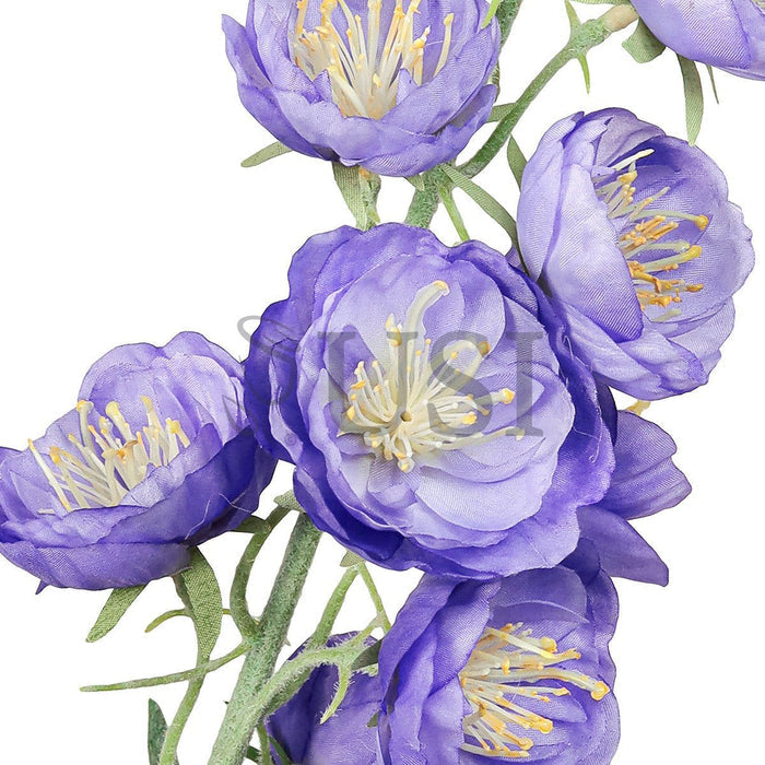 Delphinium Hybrid Flower Spray, 36in, Purple