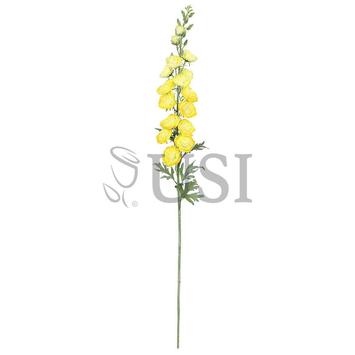 Delphinium Hybrid Flower Spray, 36in, Yellow