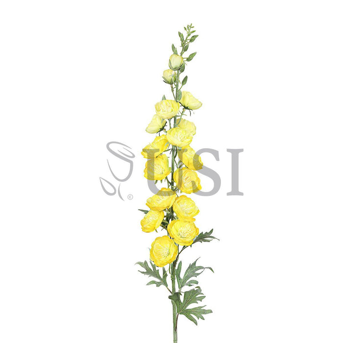 Delphinium Hybrid Flower Spray, 36in, Yellow