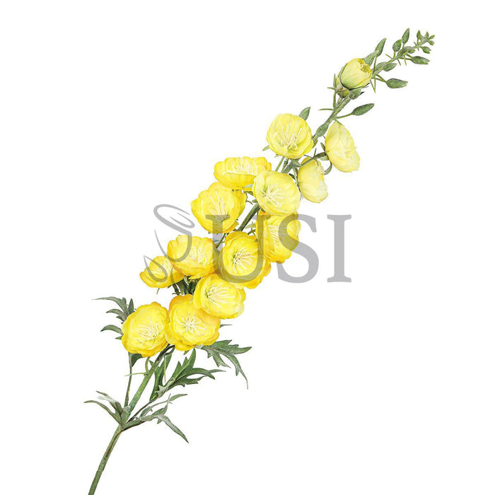 Delphinium Hybrid Flower Spray, 36in, Yellow