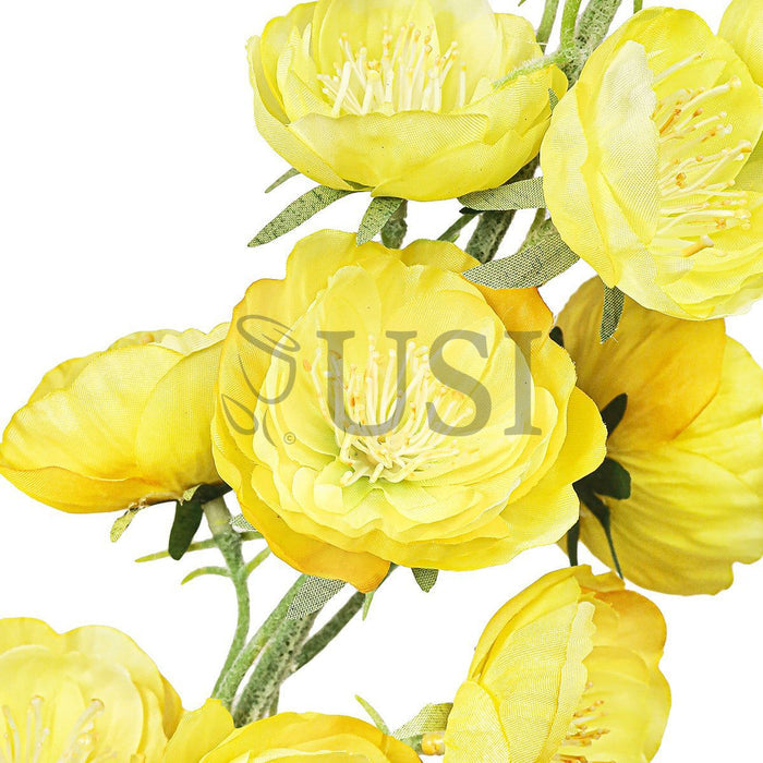Delphinium Hybrid Flower Spray, 36in, Yellow