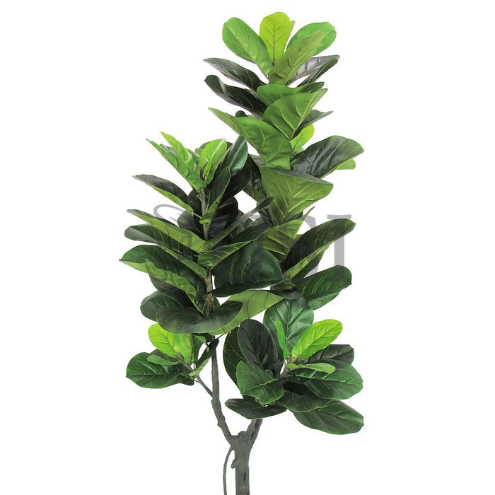 Deluxe Fiddle Leaf Fig Tree Real Touch Potted, 5.75ft, Green
