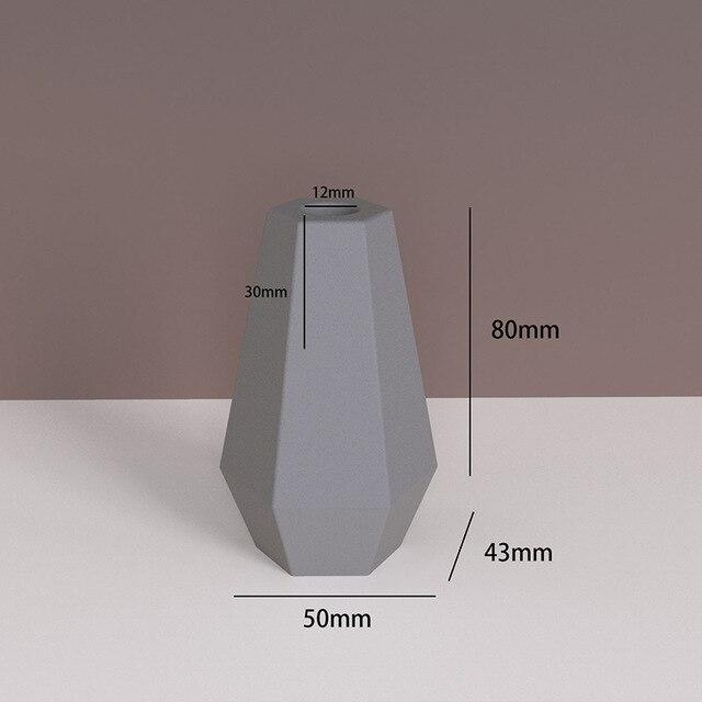 Diamond candlestick silicone mold - madmolds -