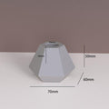 Diamond candlestick silicone mold - madmolds -