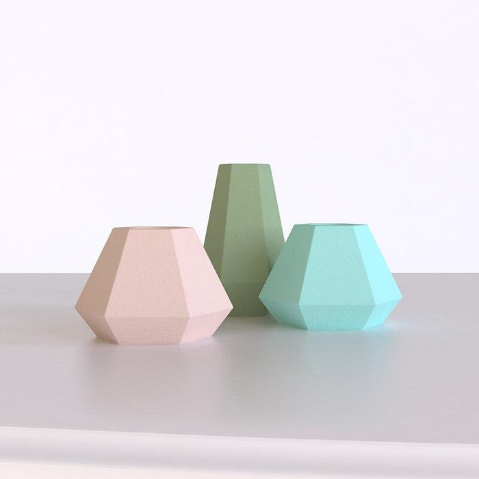 Diamond candlestick silicone mold - madmolds -