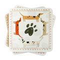 Dog Coasters 10cm Set of 4