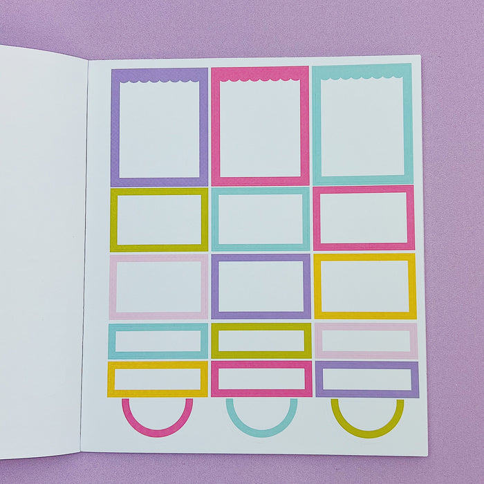 Doing My Best Sticker Book | Matte Sticker Paper | 10 Pages | Holo Foil
