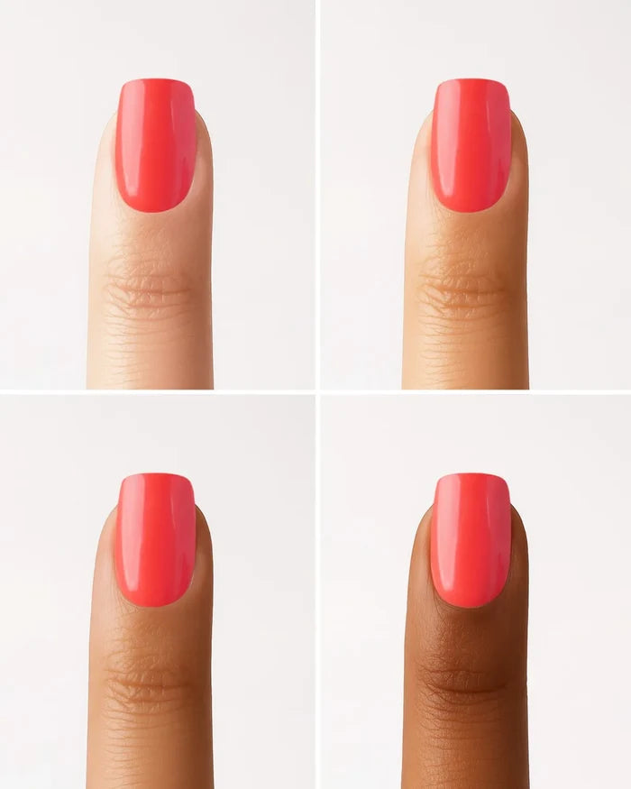 DOONAILS - Sunset Coral Short Square
