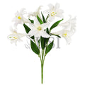 Easter Lily Flower Bush EVA x7, 24in, Cream White