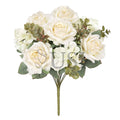 Elegant Mixed Rose Hydrangea Bush w Filler x10, 19in, Cream Ivory