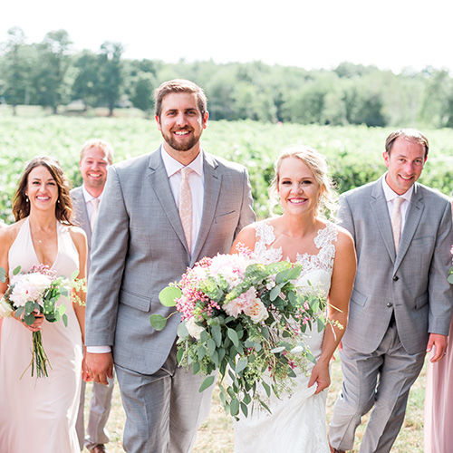 Elegant New England Vineyard Wedding