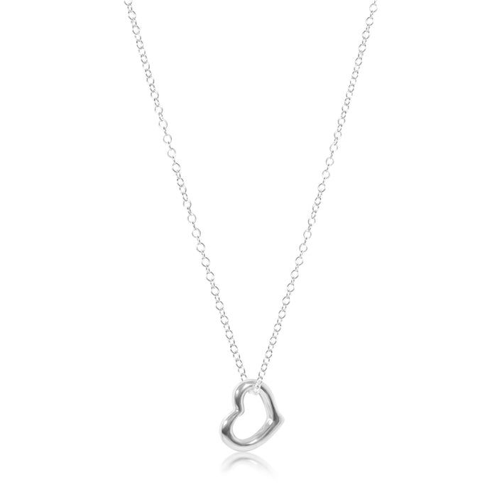 enewton 16" Necklace Sterling -Love Sterling Charm