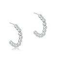 enewton Beaded Classic 1" Post Hoop -3mm Sterling