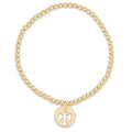 enewton Classic Gold 3mm Bracelet - Guardian Angel Gold Disc