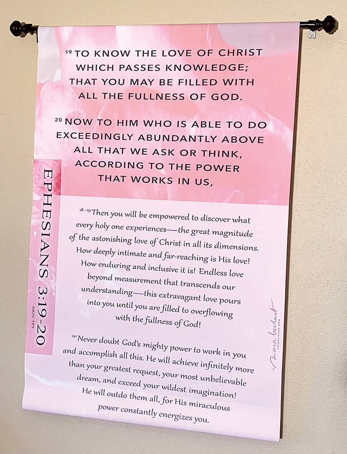 Ephesians 3 - hanging banner