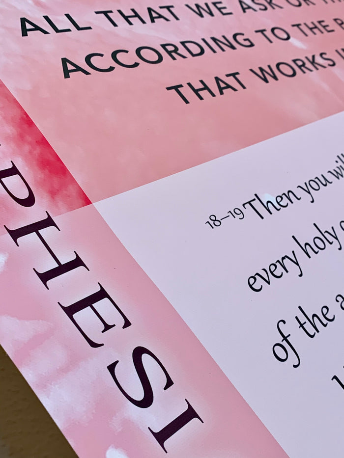 Ephesians 3 - hanging banner