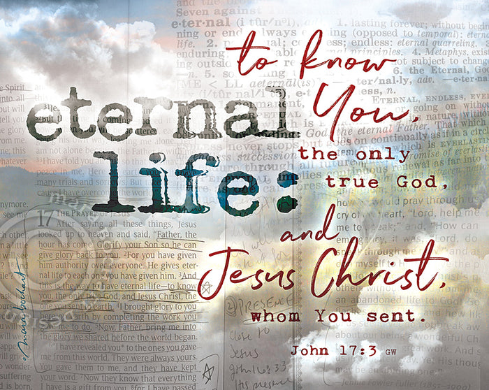 Eternal Life - premium canvas