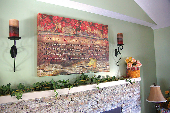 Family Blessing - premium canvas